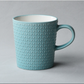 VINTAGE EMBOSSED CERAMIC CUP