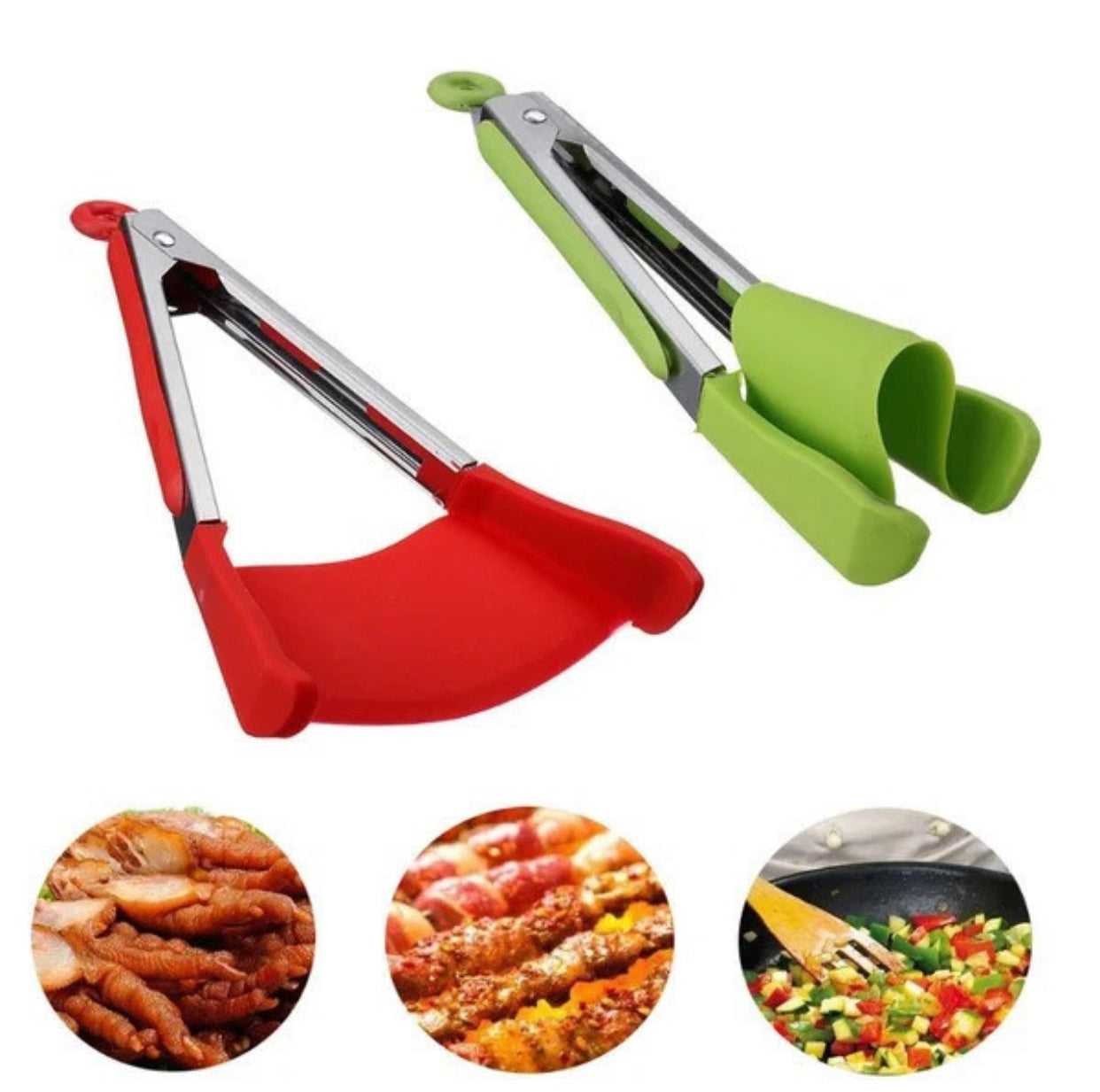 2-IN-1 SPATULA &amp; TONGS - SIMPLY FLIP 